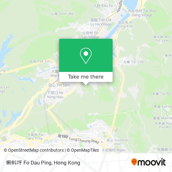 蝌蚪坪 Fo Dau Ping地圖
