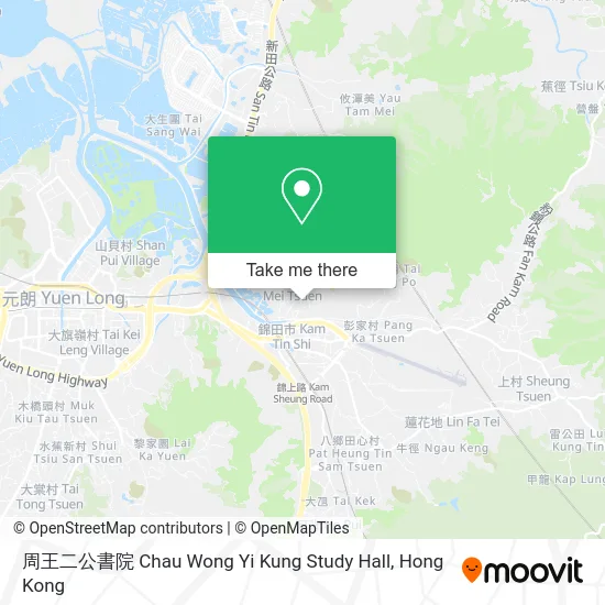 周王二公書院 Chau Wong Yi Kung Study Hall map