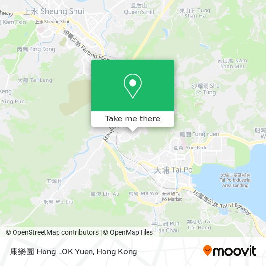 康樂園 Hong LOK Yuen map