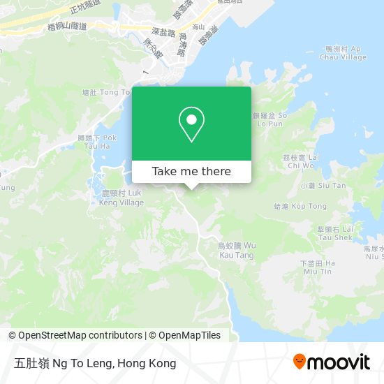 五肚嶺 Ng To Leng map