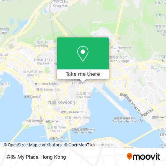 喜點 My Place map