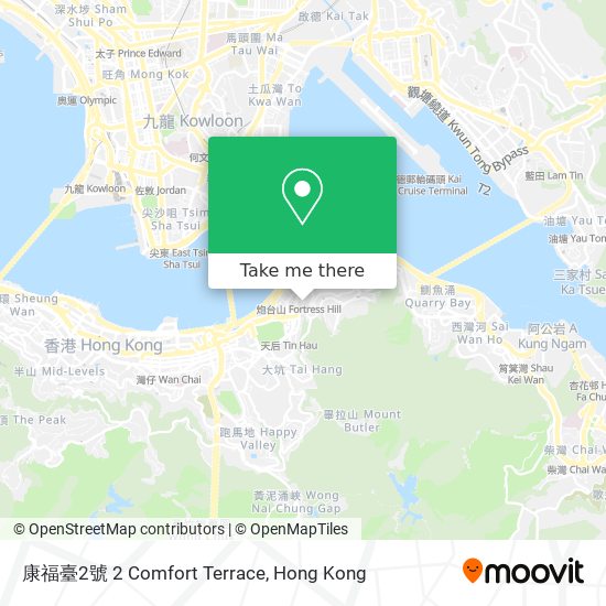 康福臺2號 2 Comfort Terrace map