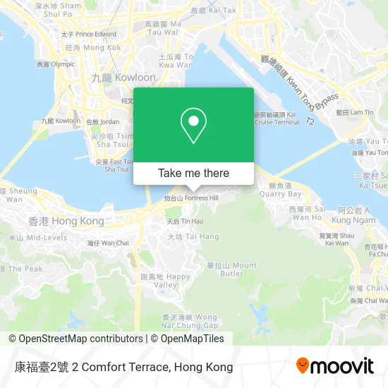 康福臺2號 2 Comfort Terrace map