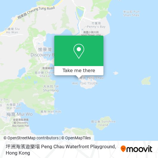 坪洲海濱遊樂場 Peng Chau Waterfront Playground地圖