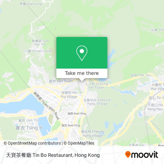 天寶茶餐廳 Tin Bo Restaurant map