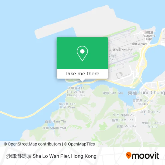 沙螺灣碼頭 Sha Lo Wan Pier地圖