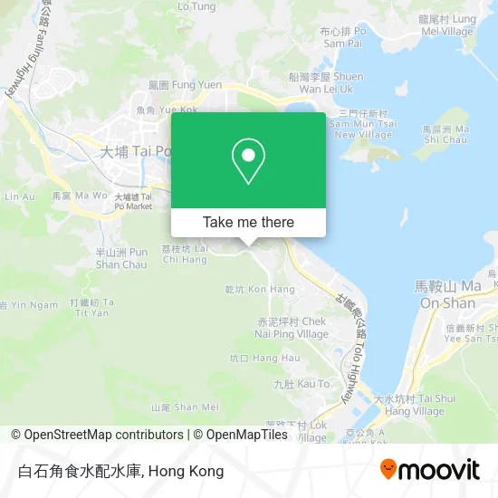 白石角食水配水庫 map
