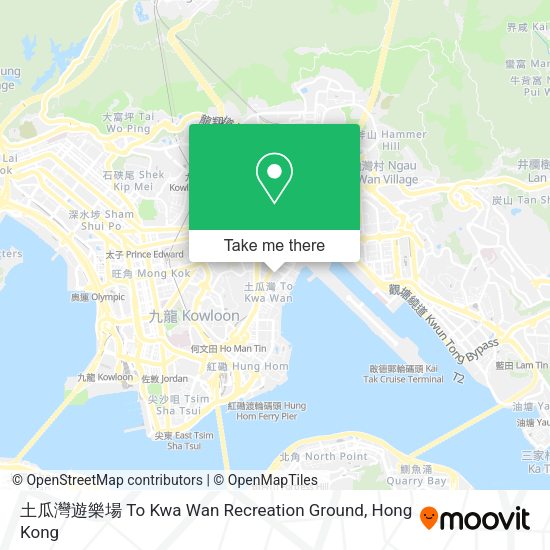 土瓜灣遊樂場 To Kwa Wan Recreation Ground map