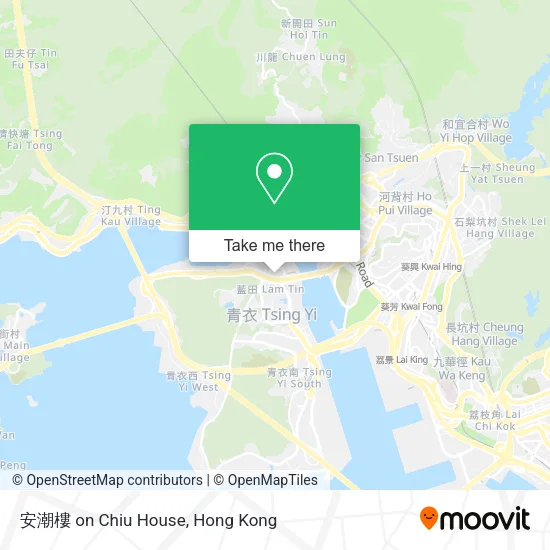 安潮樓 on Chiu House map