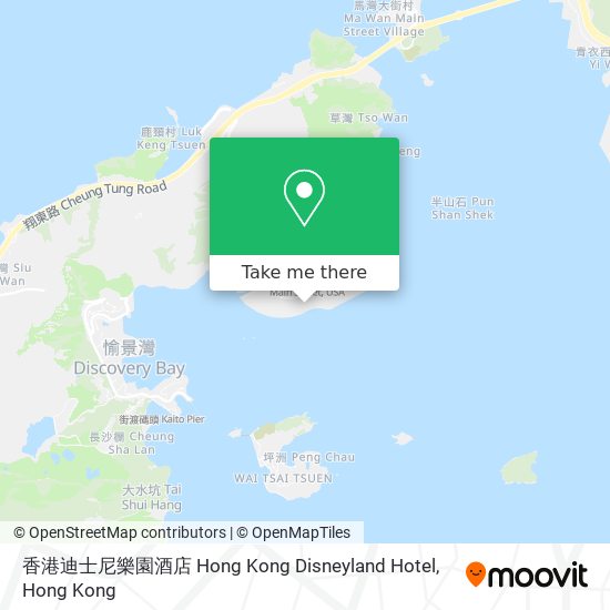 香港迪士尼樂園酒店 Hong Kong Disneyland Hotel map