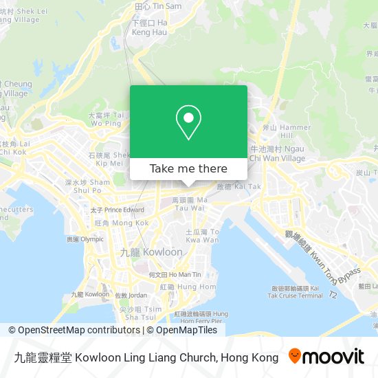 九龍靈糧堂 Kowloon Ling Liang Church地圖