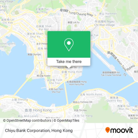 Chiyu Bank Corporation map