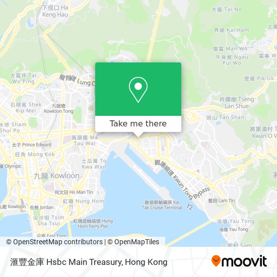 滙豐金庫 Hsbc Main Treasury map