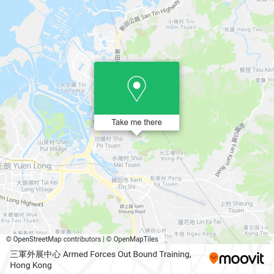 三軍外展中心 Armed Forces Out Bound Training map