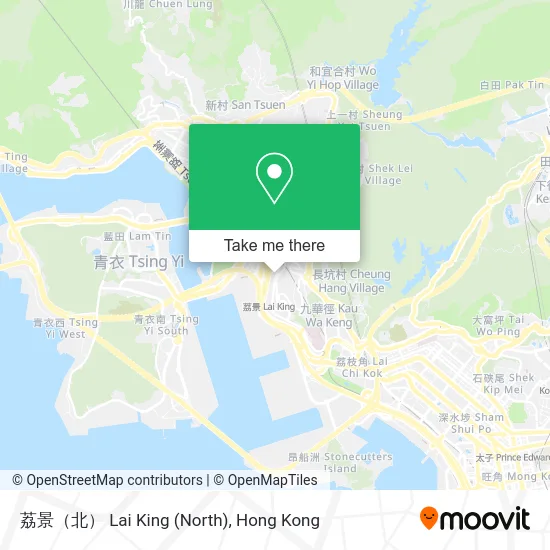 荔景（北） Lai King (North) map