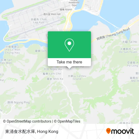 東涌食水配水庫 map