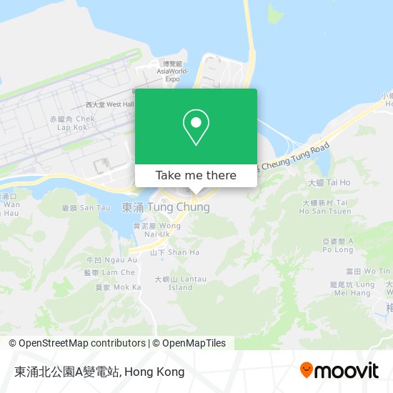 東涌北公園A變電站 map