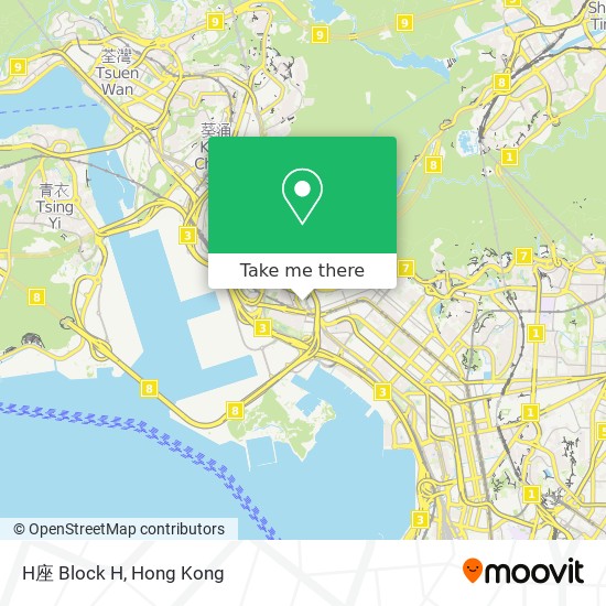 H座 Block H map