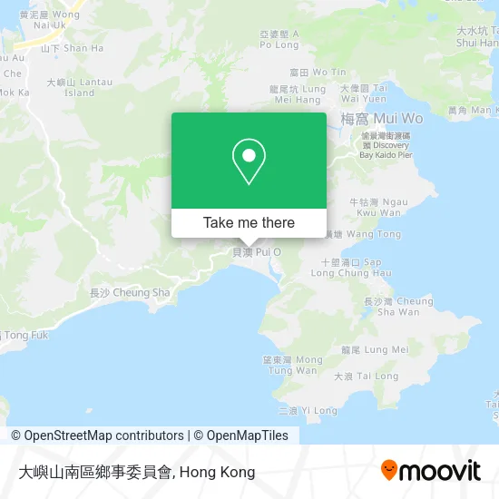 大嶼山南區鄉事委員會地圖