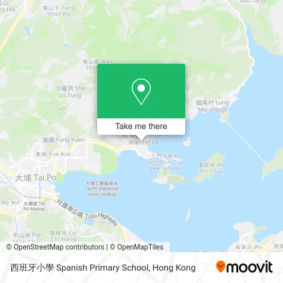 西班牙小學 Spanish Primary School map