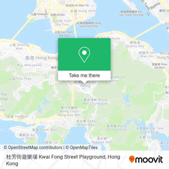 桂芳街遊樂場 Kwai Fong Street Playground map