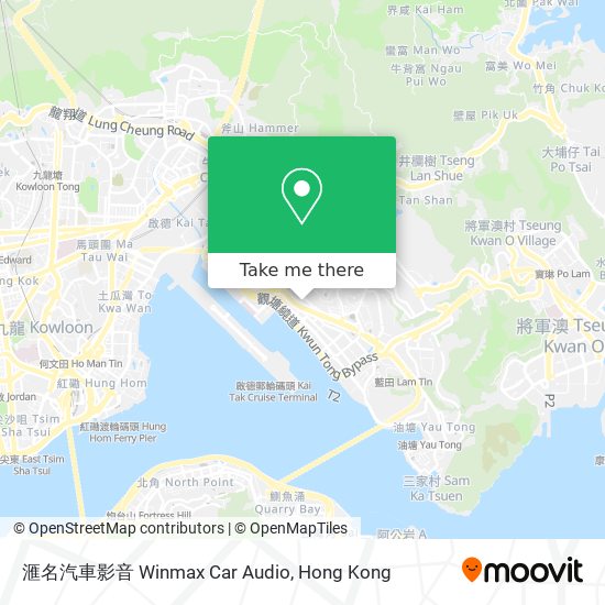 滙名汽車影音 Winmax Car Audio map