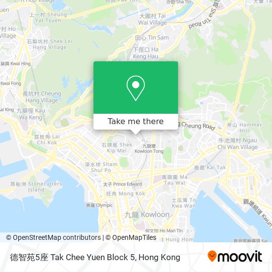 德智苑5座 Tak Chee Yuen Block 5地圖