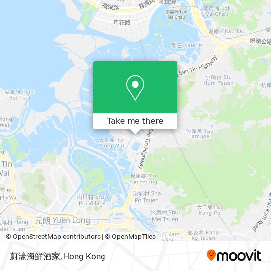 蔚濠海鮮酒家地圖