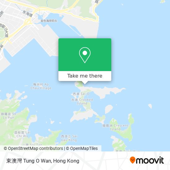 東澳灣 Tung O Wan map