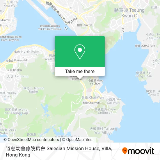 道慈幼會修院房舍 Salesian Mission House, Villa map