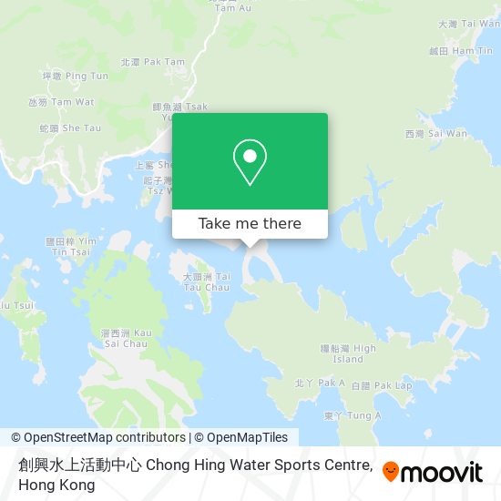 創興水上活動中心 Chong Hing Water Sports Centre地圖