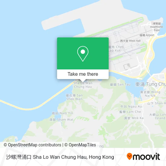 沙螺灣涌口 Sha Lo Wan Chung Hau地圖