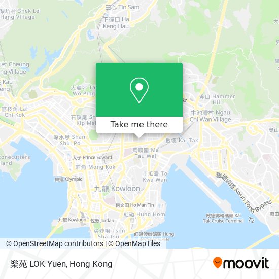 樂苑 LOK Yuen map