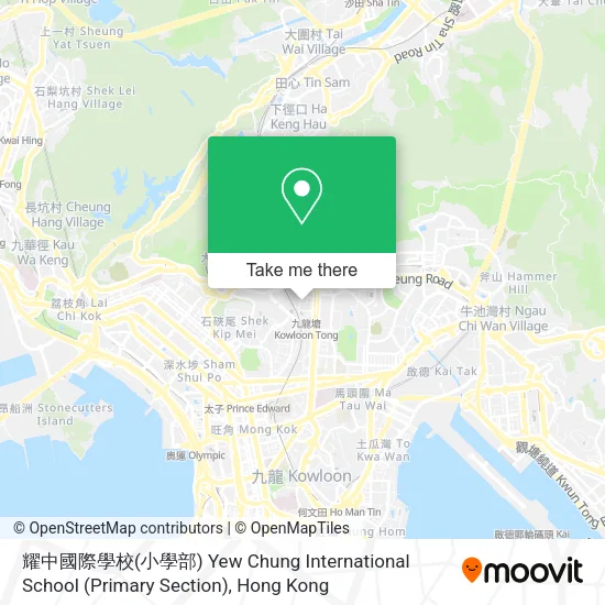 耀中國際學校(小學部) Yew Chung International School (Primary Section) map