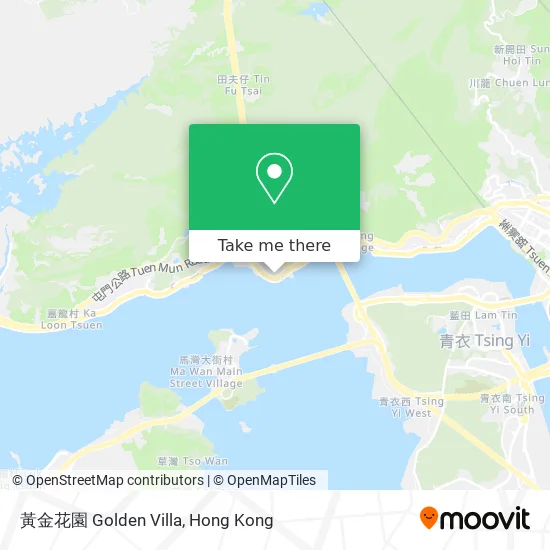 黃金花園 Golden Villa地圖