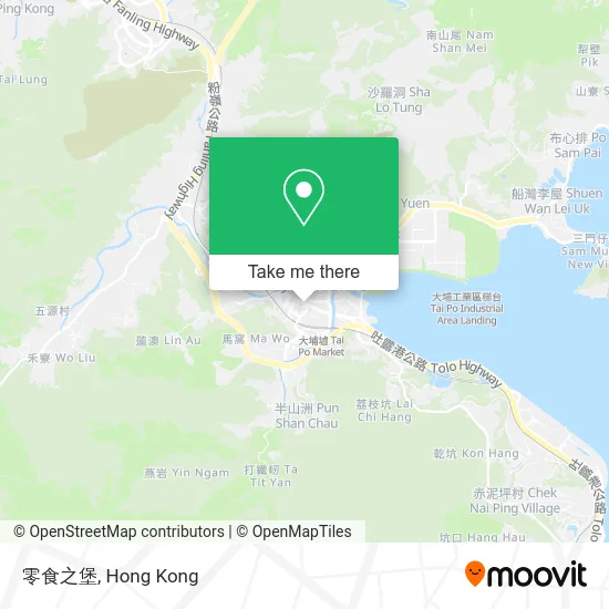 零食之堡 map