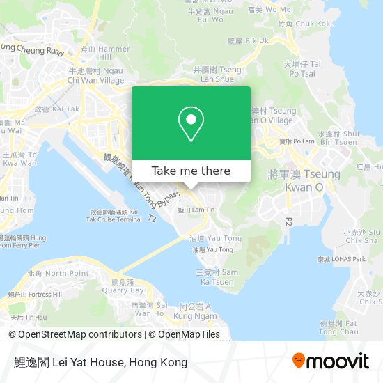 鯉逸閣 Lei Yat House map