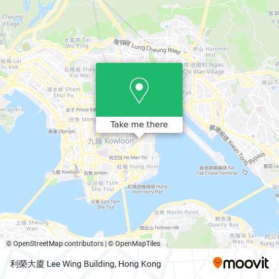利榮大廈 Lee Wing Building map