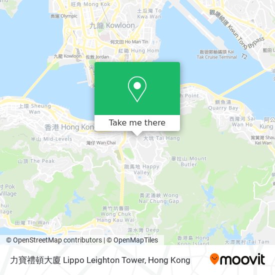 力寶禮頓大廈 Lippo Leighton Tower map