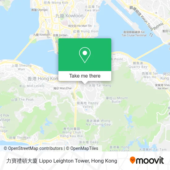 力寶禮頓大廈 Lippo Leighton Tower map