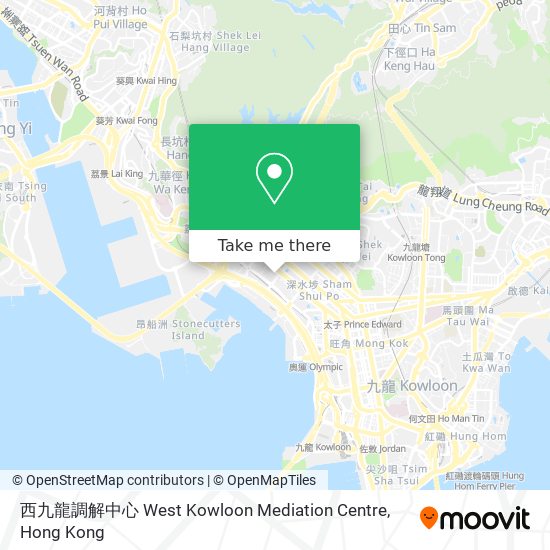西九龍調解中心 West Kowloon Mediation Centre map