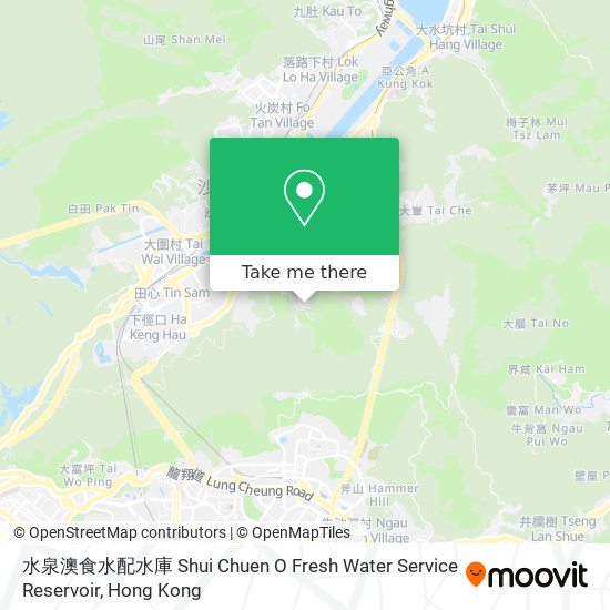 水泉澳食水配水庫 Shui Chuen O Fresh Water Service Reservoir地圖