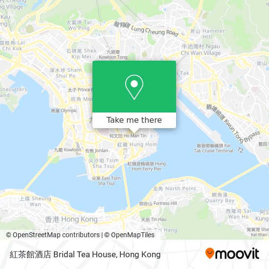 紅茶館酒店 Bridal Tea House map