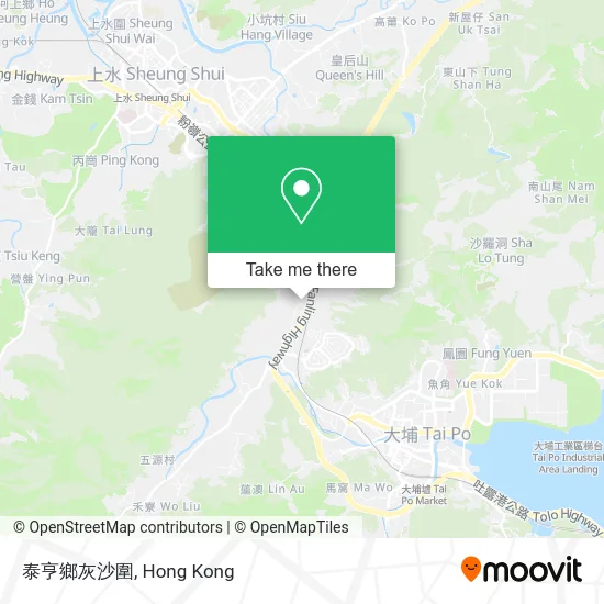 泰亨鄉灰沙圍 map