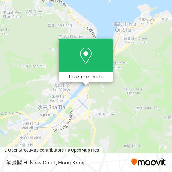 峯景閣 Hillview Court地圖