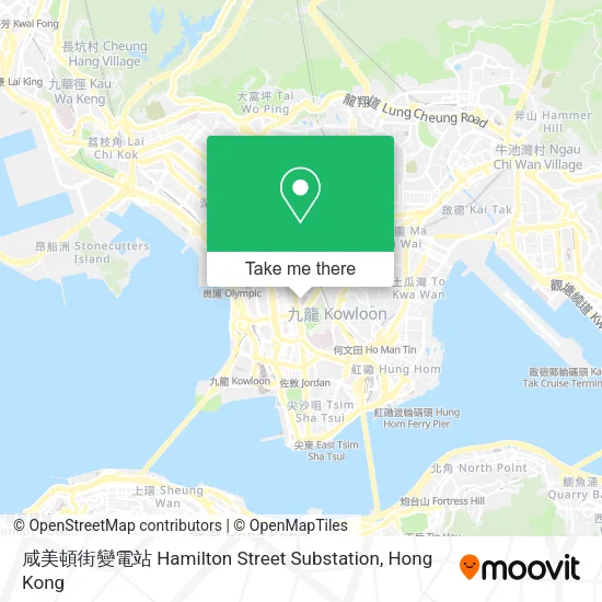 咸美頓街變電站 Hamilton Street Substation地圖