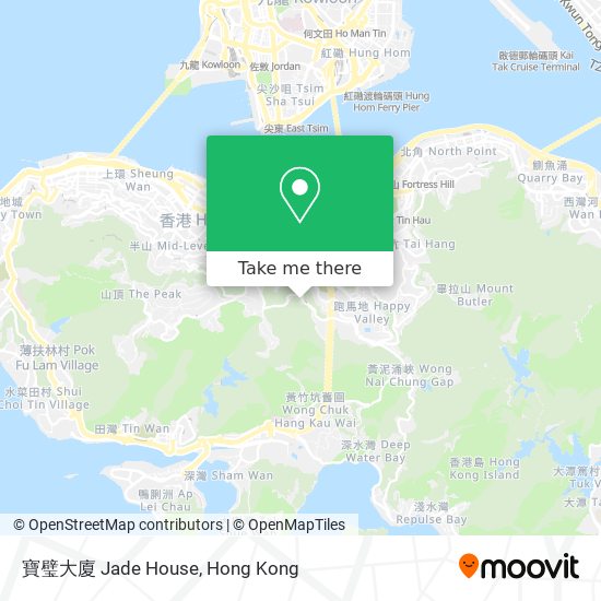 寶璧大廈 Jade House map