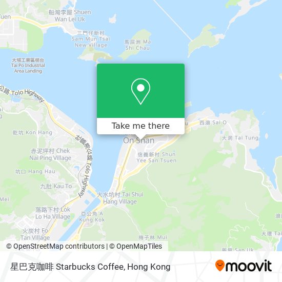 星巴克咖啡 Starbucks Coffee map