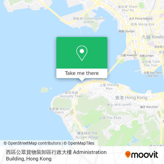 西區公眾貨物裝卸區行政大樓 Administration Building map