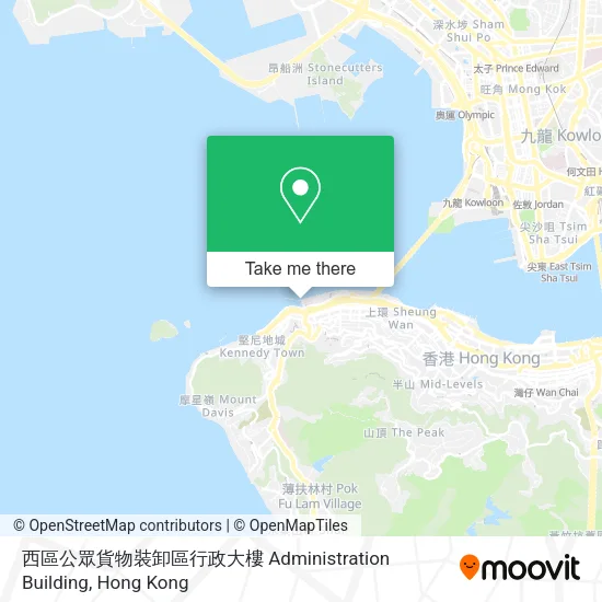 西區公眾貨物裝卸區行政大樓 Administration Building map